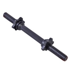 Bara cu filet pentru greutati F-28, LiveUp, Negru, 35.5 cm