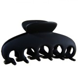 Clamă Păr Femei, Rubber Mat, Lungime 9cm, Negru, Oem