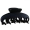 Clamă Păr Femei, Rubber Mat, Lungime 9cm, Negru
