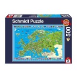 Cumpara ieftin Puzzle Schmidt - Discover Europe, 500 piese