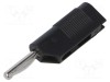 Conector banană 4mm 30A negru Hirschmann T&amp;M VSB 20