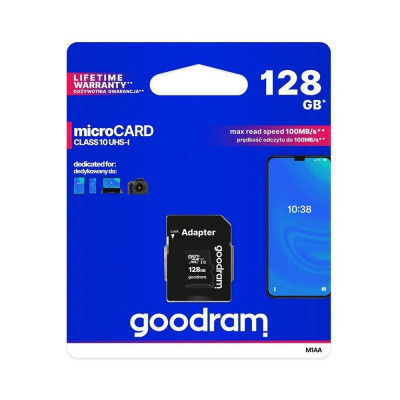 Card Goodram MicroSD C10 128GB foto