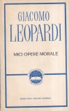 Giacomo Leopardi - Mici opere morale