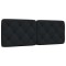 vidaXL Pernă pentru tăblie de pat, negru, 120 cm, material textil 4019214