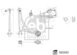 FEBI BILSTEIN 183593 Brat, suspensie roata