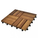 Set dale din lemn de acacia, 30 x 30 cm, 20 buc., vidaXL