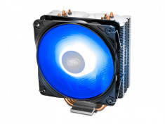 COOLER DEEPCOOL, skt. universal, racire cu aer, vent. 120 mm, 1650 rpm, LED albastru ,&amp;quot;GAMMAXX 400 V2 Blue&amp;quot; foto