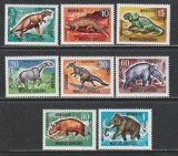 Mongolia 1967 - #100 Animale Preistorice 8v MNH, Nestampilat