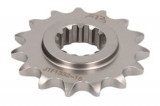 Pinion față oțel, tip lanț: 525, număr dinți: 15, compatibil: HONDA CB, CB-1, GB, NTV, RVF, VFR, VT, XRV; TRIUMPH AMERICA, SPEEDMASTER 400-1000 1988-2, JT