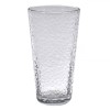 Pahar Apă din Sticlă, Model Crumpled, Transparent, Capacitate 310ml, Oem