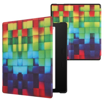 Husa Kwmobile pentru Amazon Kindle Oasis 10, Multicolor, Piele ecologica, KWM000010AE052C foto