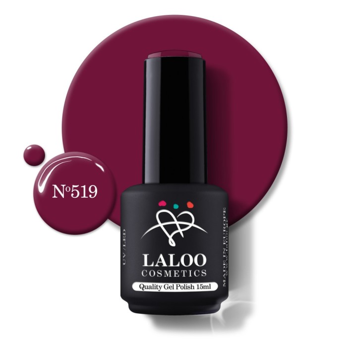 519 Antique Fuchsia | Laloo gel polish 15ml