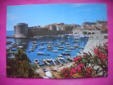 HOPCT 19297 ORASUL VECHI SI FORTAREATA DUBROVNIK IN ANUL 1983 --STAMPILA / TIMBRU -CROATIA -CIRCULATA