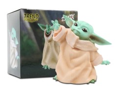 Figurina Baby Yoda The Mandalorian Star Wars 8 cm foto