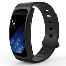 Curea silicon Tech-Protect Smooth Samsung Gear Fit 2/2 Pro Black foto