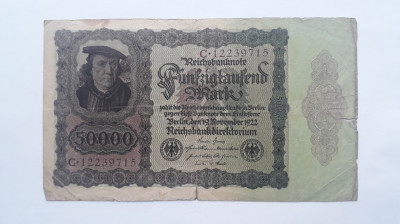 50000 Mark 1922 Germania / marci seria 12239715 foto