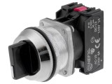 Comutator Rotativ Negru 30mm IP56