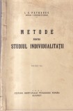 I. C. Petrescu - Metode pentru studiul individualitatii (1932)