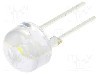 Dioda LED, 10mm, alb rece, 90000mcd, 120mA, 2,8...3,6V, OPTOSUPPLY - OSW4XAAC21U