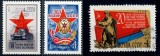 Set 3 mărci poștale URSS &ndash; comemorative militare &ndash; 1964 / 1973 / 1977 &ndash; obliterate