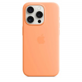 Cumpara ieftin Husa de protectie Apple Silicone Case with MagSafe iPhone 15 Pro, Orange Sorbet