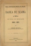 1675SPN Masa studenților rom&acirc;ni din Brașov, darea de seamă a XIV-a pe anul 1910-1911 de Virgil Onițiu 1911 Brașov Lucian Blaga Nicolae Colan