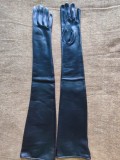 Manusi lungi 70 cm, piele nappa