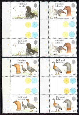 Falkland 1988, Mi #480-483**, fauna, pasari, gaste, MNH! Cota 72 &amp;euro;! foto