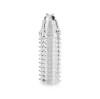 Manșon Penis Silicon Cavalerul Alb Orion Super Stretch 14.5cm Alb - Prelungitor Reutilizabil