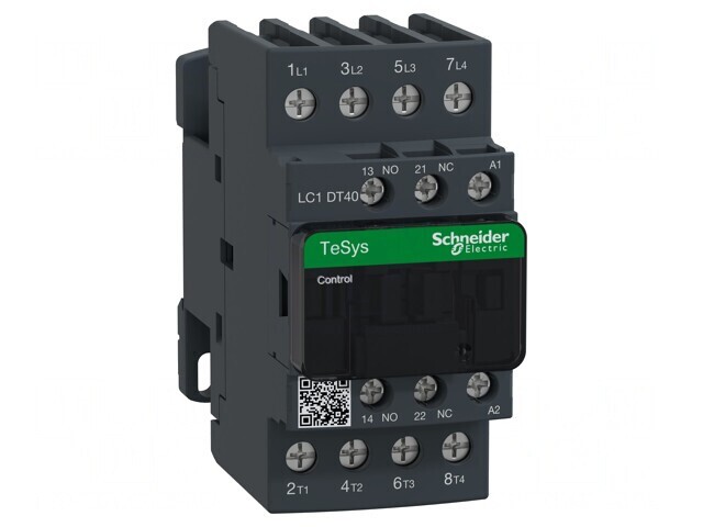 Contactor 4P NO 4 Aux NC NO 110V LC1DT40F7