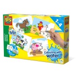 Cumpara ieftin Set Coloreaza cu apa - Ferma, SES Creative