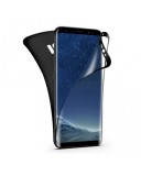 Folie Sticla Securizata Full Screen 3D Samsung Galaxy S8, Transparenta, Negru, 0.3mm, 8H