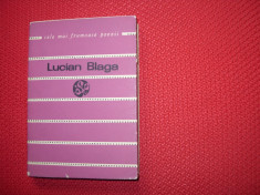 LUCIAN BLAGA - POEZII ( 1966, Cele mai frumoase poezii ) * foto