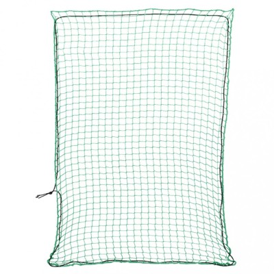 Plasă de remorcă cu funie elastică, verde, 4x3 m, PP foto