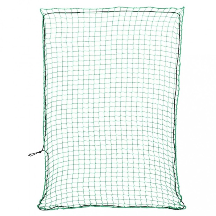 Plasă de remorcă cu funie elastică, verde, 4x3 m, PP
