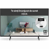 Televizor Smart LED, Sony BRAVIA 50X80K, Ultra HD 4K, HDR, 126cm, Clasa G, 80 cm