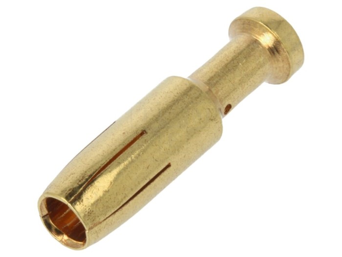 Conector mamă 4mm2 aurit 40A