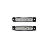 Set 4 lampi laterale LED 12-24V Cod:SP9985 - Alb