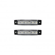 Set 4 lampi laterale LED 12-24V Cod:SP9985 - Portocaliu Automotive TrustedCars