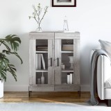 vidaXL Servantă, gri sonoma, 69,5x34x90 cm, lemn compozit