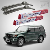 Cumpara ieftin Ștergătoare Mitsubishi Montero, Pajero II 1990-2000 | Set Față Flat &ndash; TeamCar&reg;