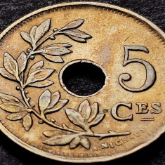 Moneda istorica 5 CENTIMES - BELGIA, anul 1925 *cod 3563 = BELGIQUE