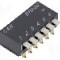 Intrerupator DIP, 2 pozitii, montare THT, 6 sectiuni, C&amp;K - BPA06SB