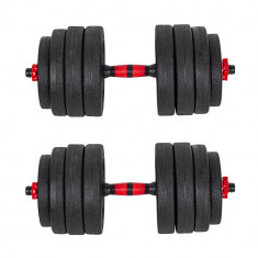 Set Haltera si Gantere Ciment inSPORTline CEMBER 40KG,