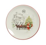 Cumpara ieftin Farfurie - Breakfast Plate Dolomite With Santa | Kaemingk