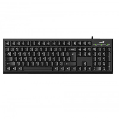 Tastatura genius smart kb-100 black usb ro recomandat home/office format standard tehnologie cu fir interfata foto