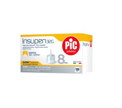 Ace stilou insulina PiC Solution Insupen 32G x 8mm foto