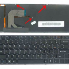 Tastatura Sony Vaio 148779111 / 9Z.N3TBQ.101 / AEGD3U00120 (iluminata)