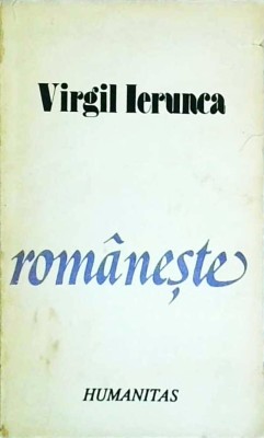 Virgil Ierunca - Romaneste foto