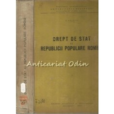 Drept De Stat Al Republicii Populare Romine - N. Prisca